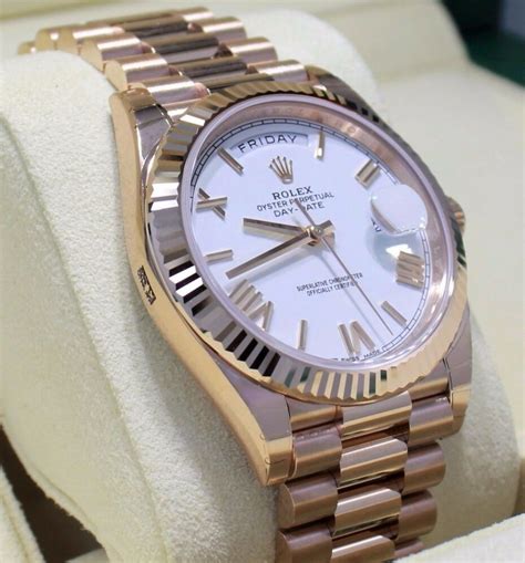 used rose gold presidential rolex|rolex day date 228235.